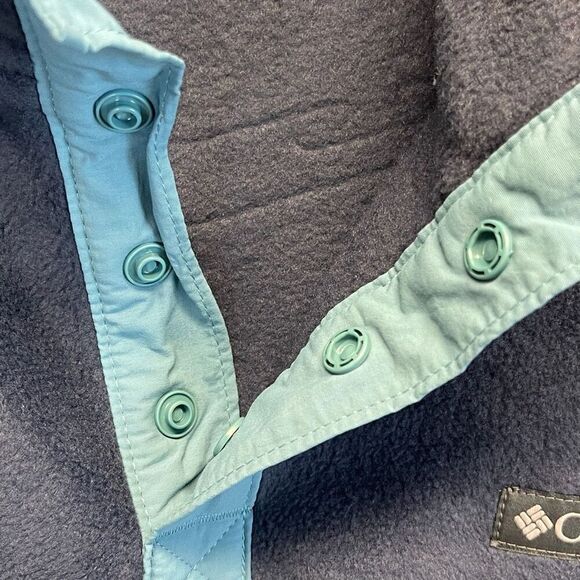 COLUMBIA Sweatshirt Men's XL Blue Steens Mountain Fleece Snap Button Pulllover - Picture 13 of 15